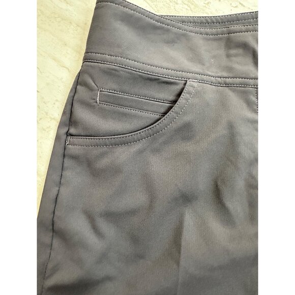 New Slazenger Womens Size 0 Core Hydro-Dry Gray Athletic Shorts Pockets Preppy - Picture 9 of 12